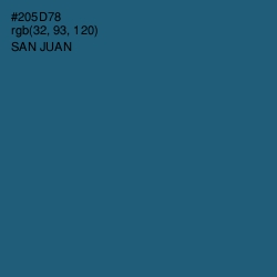 #205D78 - San Juan Color Image