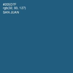 #205D7F - San Juan Color Image