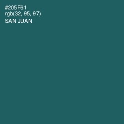 #205F61 - San Juan Color Image