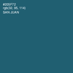 #205F72 - San Juan Color Image
