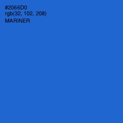 #2066D0 - Mariner Color Image