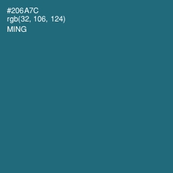 #206A7C - Ming Color Image