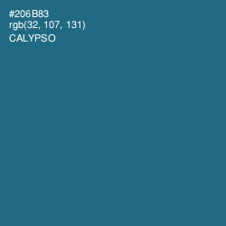 #206B83 - Calypso Color Image