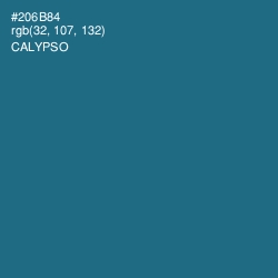 #206B84 - Calypso Color Image