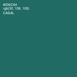 #206C64 - Casal Color Image