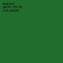 #206D2D - Fun Green Color Image