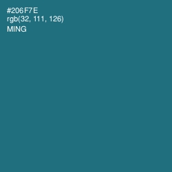 #206F7E - Ming Color Image