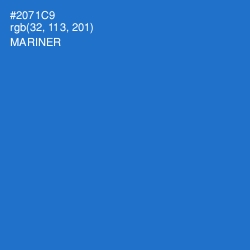 #2071C9 - Mariner Color Image