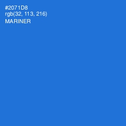 #2071D8 - Mariner Color Image