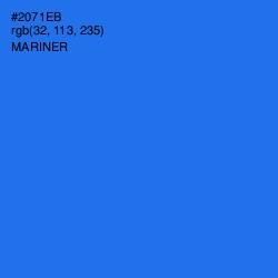 #2071EB - Mariner Color Image