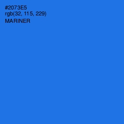 #2073E5 - Mariner Color Image