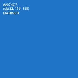 #2074C7 - Mariner Color Image