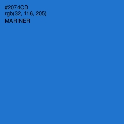 #2074CD - Mariner Color Image