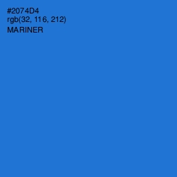 #2074D4 - Mariner Color Image