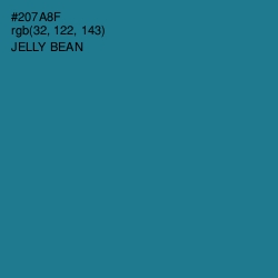 #207A8F - Jelly Bean Color Image