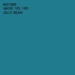 #207B8E - Jelly Bean Color Image