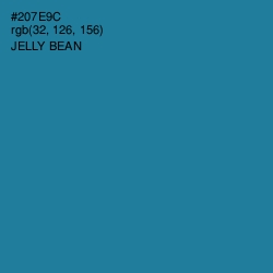 #207E9C - Jelly Bean Color Image