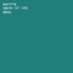 #207F7B - Ming Color Image