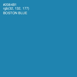 #2084B1 - Boston Blue Color Image