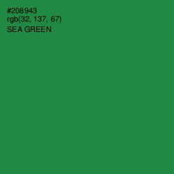 #208943 - Sea Green Color Image