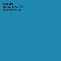 #2089B1 - Boston Blue Color Image