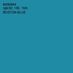 #208BA4 - Boston Blue Color Image