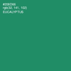 #208D66 - Eucalyptus Color Image