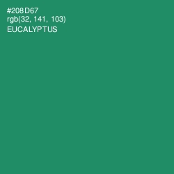 #208D67 - Eucalyptus Color Image