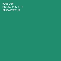 #208D6F - Eucalyptus Color Image