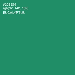 #208E66 - Eucalyptus Color Image