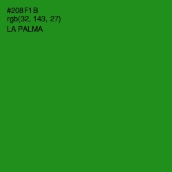 #208F1B - La Palma Color Image