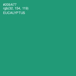 #209A77 - Eucalyptus Color Image