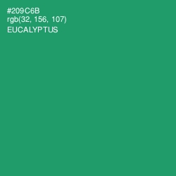 #209C6B - Eucalyptus Color Image