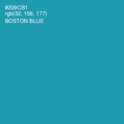 #209CB1 - Boston Blue Color Image