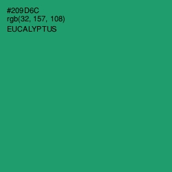 #209D6C - Eucalyptus Color Image