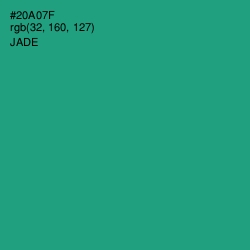 #20A07F - Jade Color Image