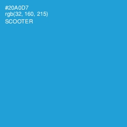 #20A0D7 - Scooter Color Image