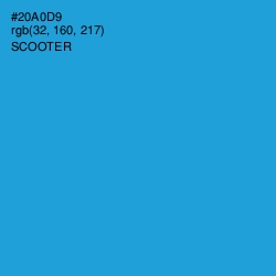 #20A0D9 - Scooter Color Image