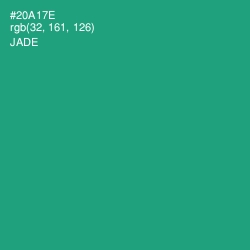 #20A17E - Jade Color Image
