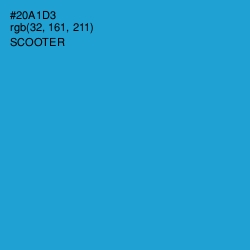 #20A1D3 - Scooter Color Image