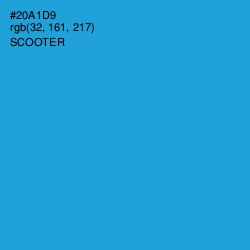 #20A1D9 - Scooter Color Image