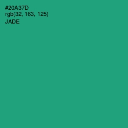 #20A37D - Jade Color Image