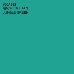 #20A393 - Jungle Green Color Image