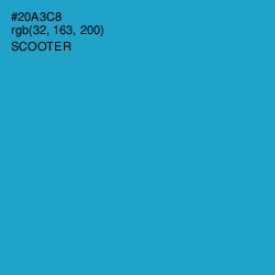 #20A3C8 - Scooter Color Image