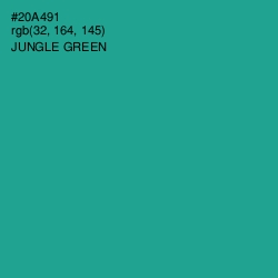 #20A491 - Jungle Green Color Image