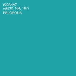 #20A4A7 - Pelorous Color Image