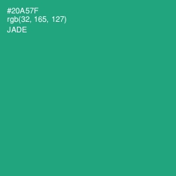 #20A57F - Jade Color Image