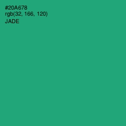 #20A678 - Jade Color Image