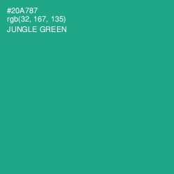 #20A787 - Jungle Green Color Image