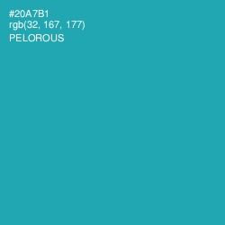 #20A7B1 - Pelorous Color Image